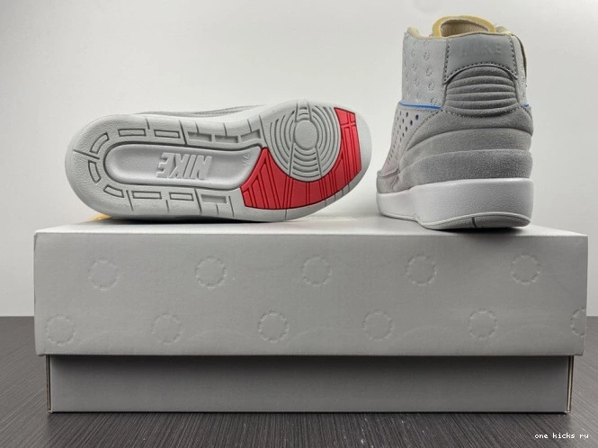 Rep Onekick 2 Jordan DN3802-001 Retro Union Fog Grey 0718